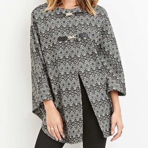 Geo-Patterned Poncho